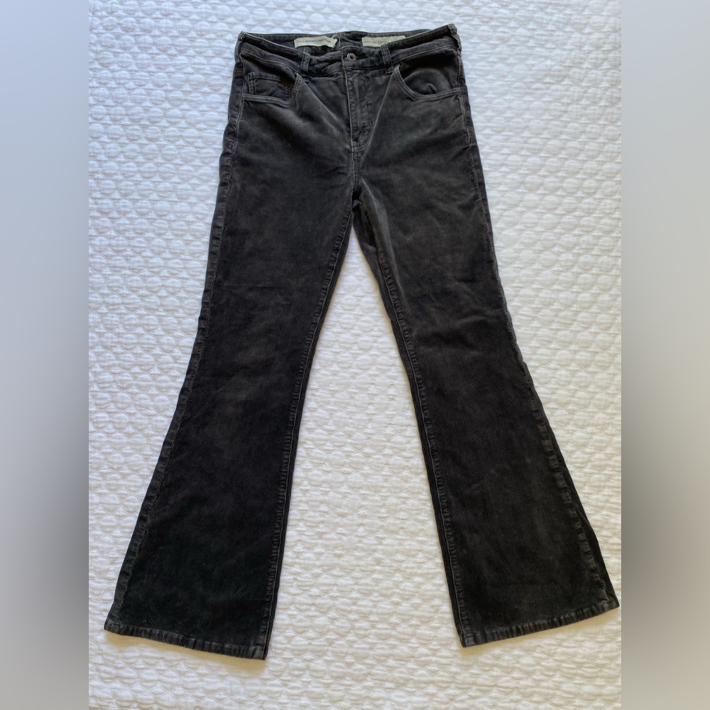 Pilcro Grey Bootcut Corduroy Jeans